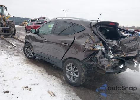 2015 Hyundai Tucson Se from USA, damaged, VIN KM8JUCAG3FU968693